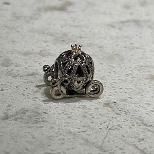 Disney x Pandora Cinderella Pumpkin Coach Carriage Charm Jewelry EUC